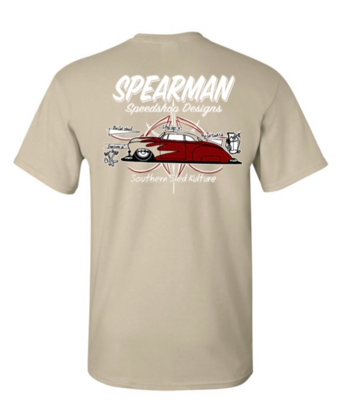 Short sleeve Sled custom art shirt
