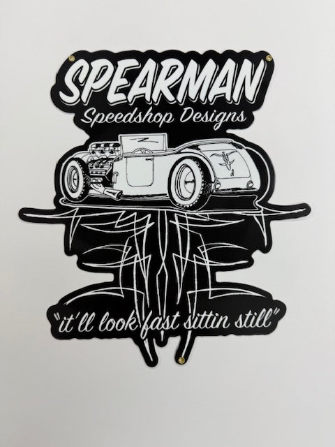 Vintage metal sign - Roadster