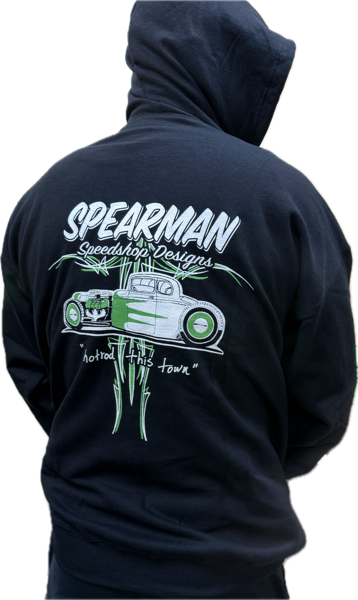Hoodie w/ zip - Hotrod custom coupe