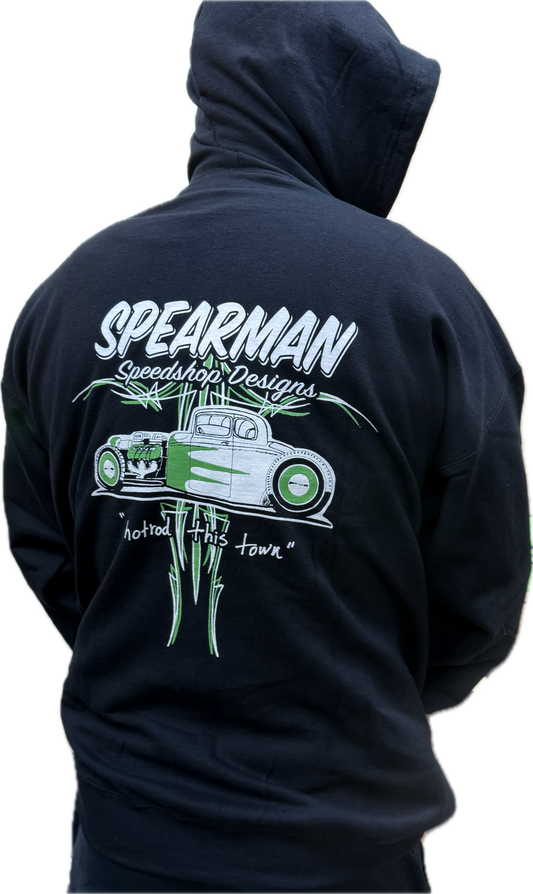 Hoodie w/ zip - Hotrod custom coupe
